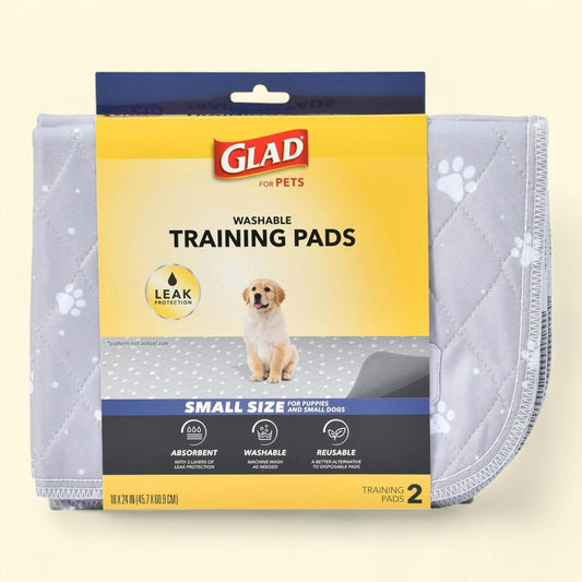 Glad For Pets Dog Training Pads, Small 18”x24” 2 Pk