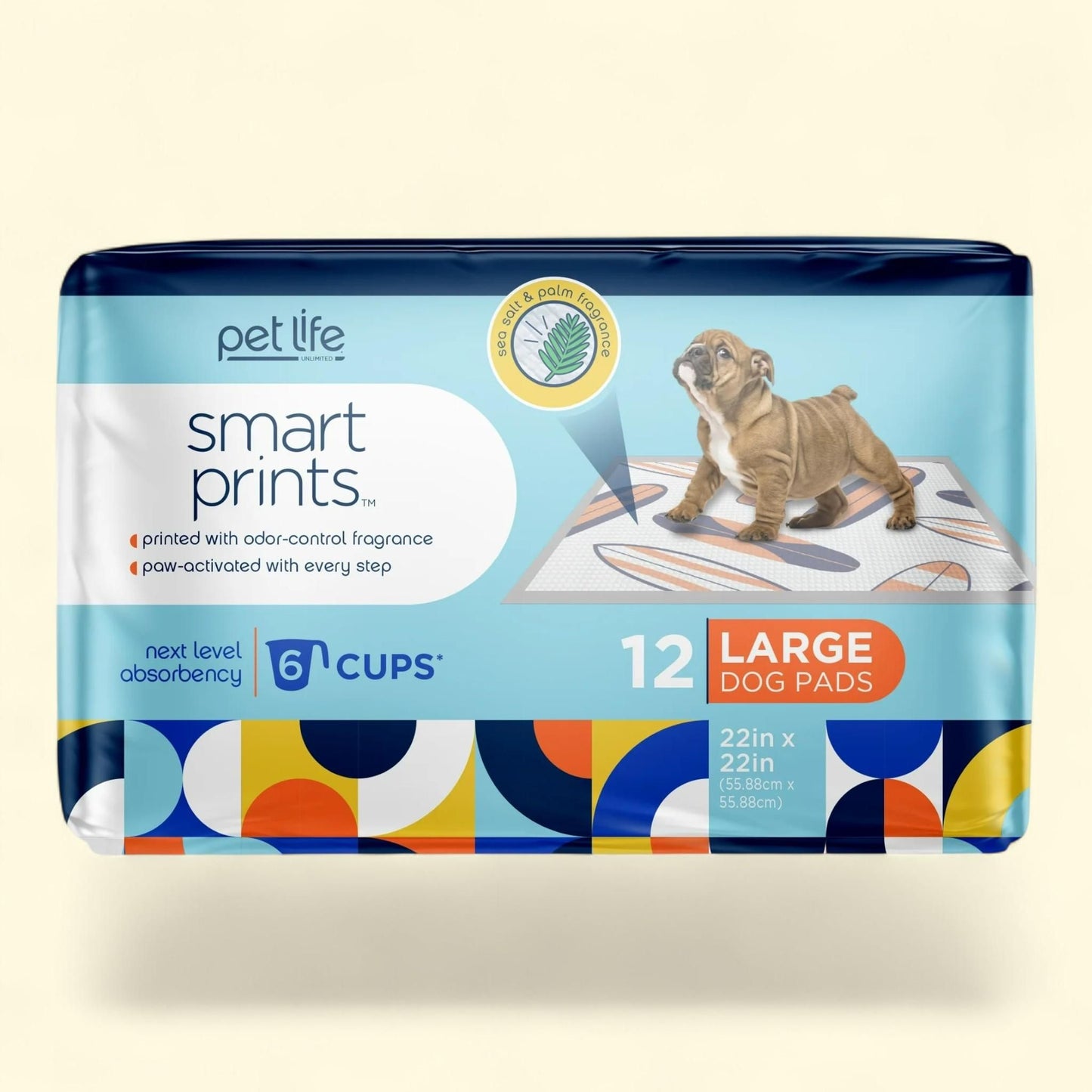 Pet Life Unlimited Smart Prints - Tapis pour chiens, paquet de 12
