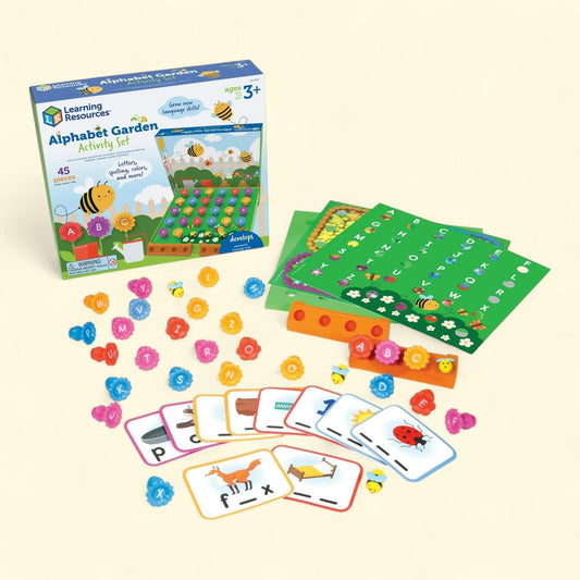 Learning Resources Alphabet Garden Activity Set, 45 Pieces