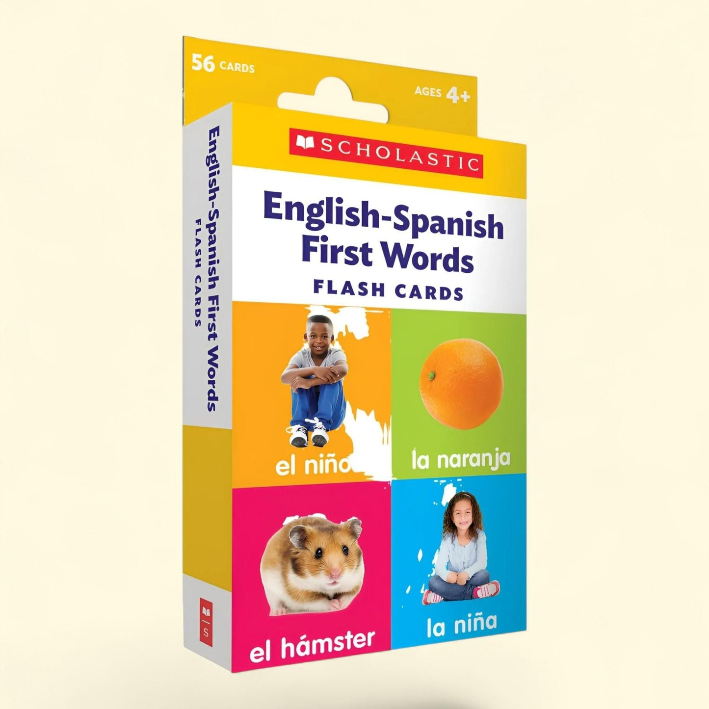 Flash Cards, English-Spanish First Words,  Ages 4+