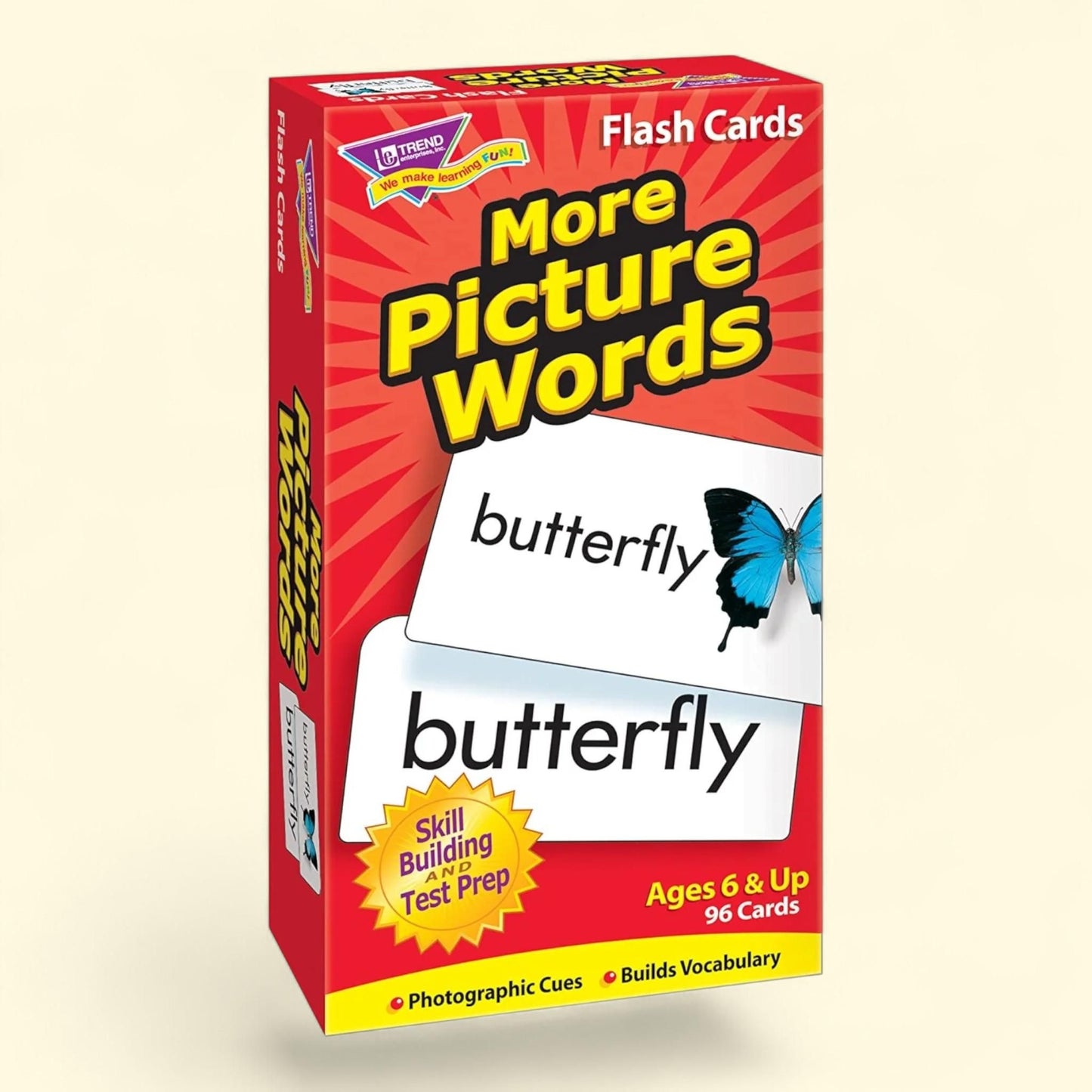 More Picture Words Skill Drill Flash Cards, Standard Size