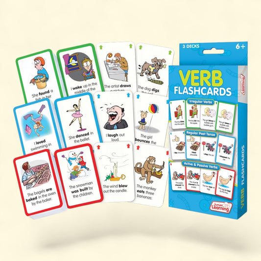 Junior Learning Verb Flash Cards, 209