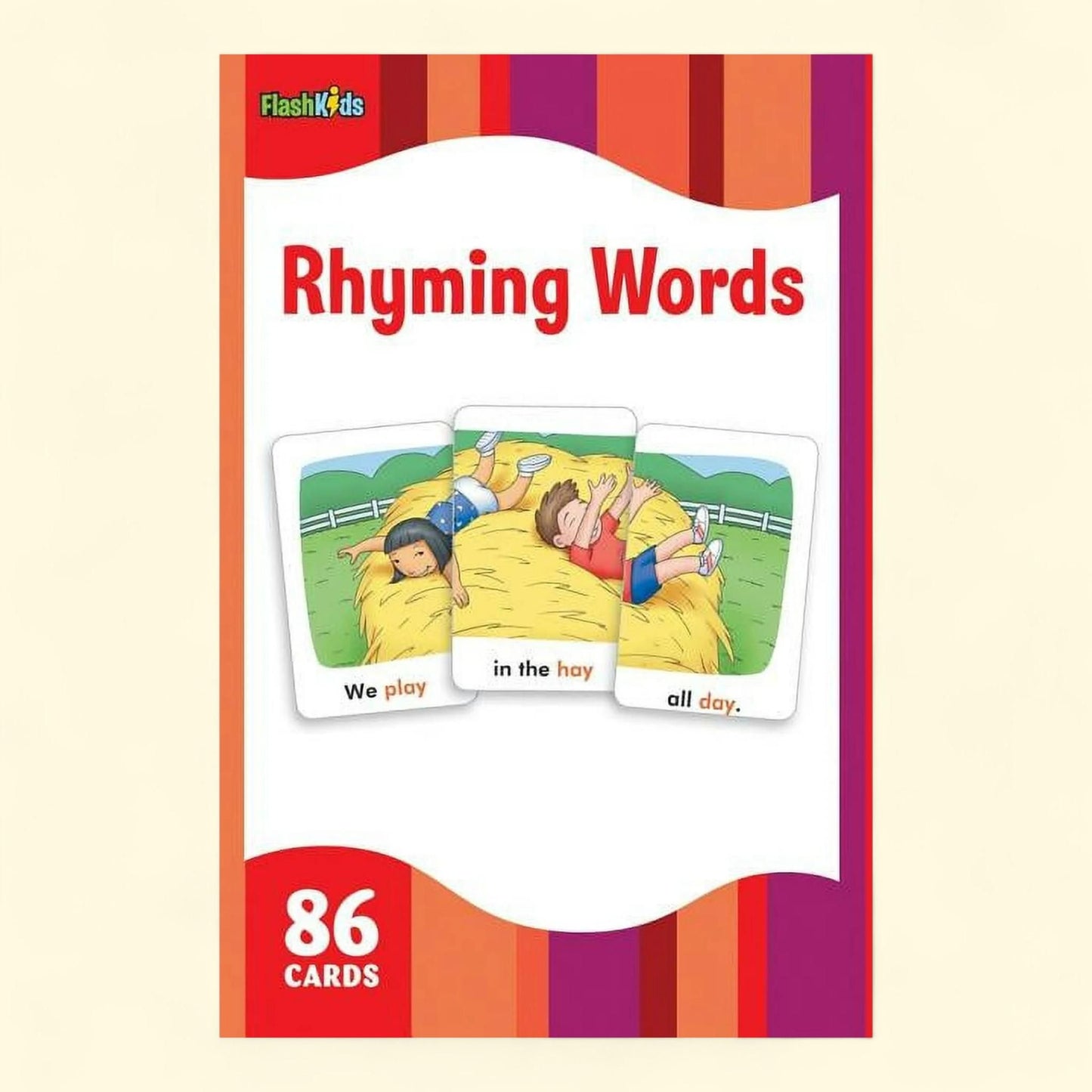 Flash Kids Flash Cards Rhyming Words, 88 Count