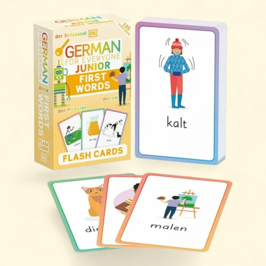 German for Everyone Flash Cards, Junior First Words, Size: Junior
