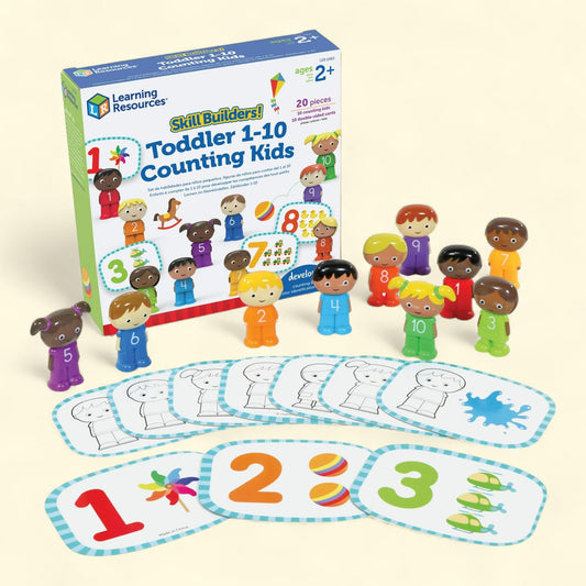 Learning Resources Skill Builders! Toddler 1-10 Counting Kids, Preschool Math Games, Ages 2+