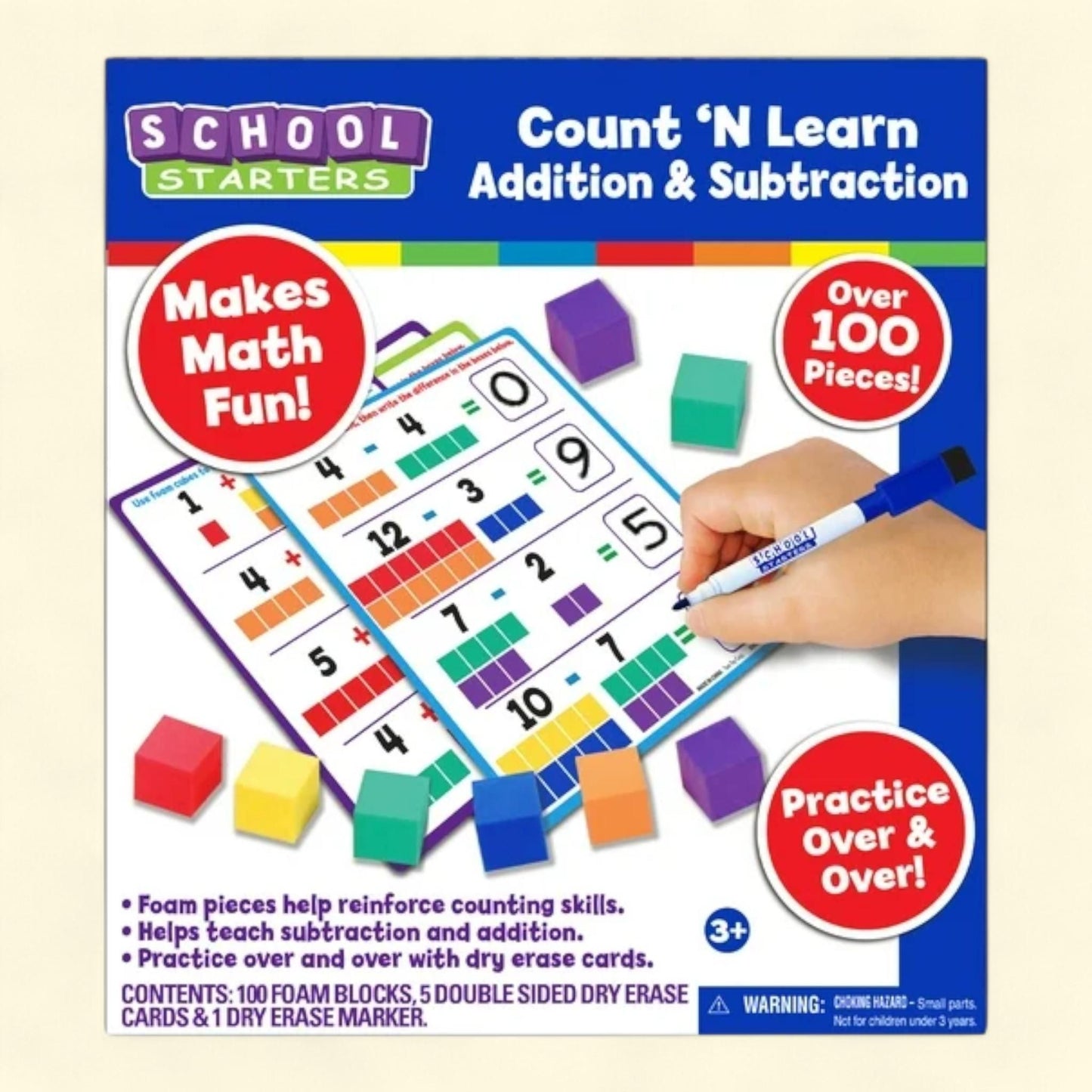 School Starters Count and Learn, Addition and Subtraction, Math & C... — authentic US product shipped worldwide by Treatspree