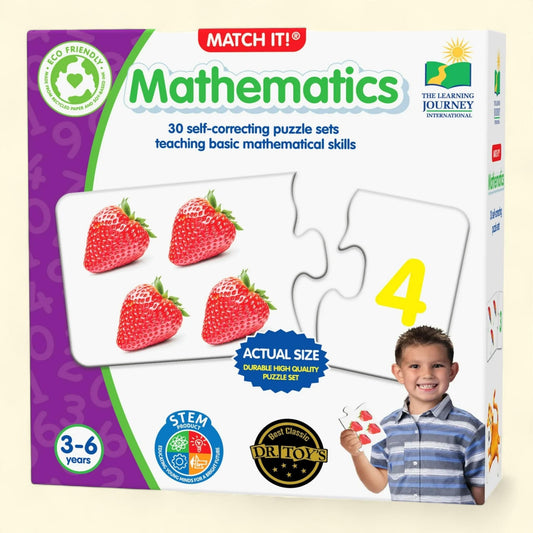 The Learning Journey Match It! Mathematics, Regular  Ages 3-6 years