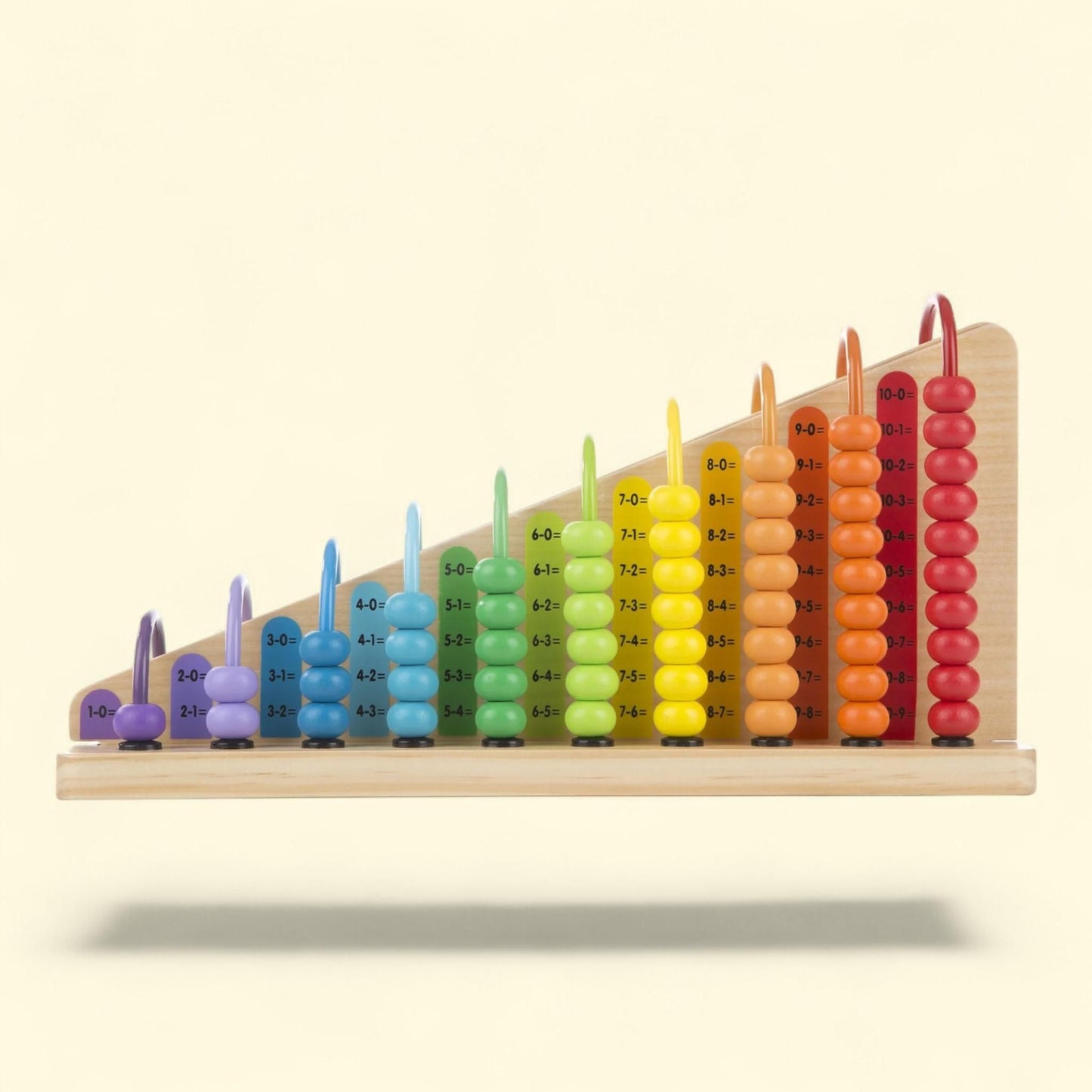 Melissa & Doug Add & Subtract Abacus, 55 Colorful Beads, Wooden Con... — authentic US product shipped worldwide by Treatspree