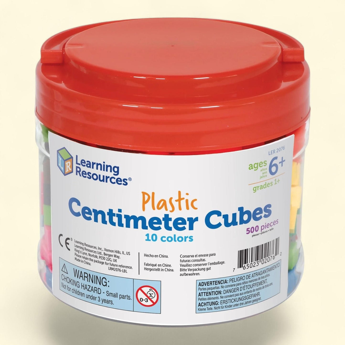Learning Resources Centimeter Cubes, Set of 500, Ages 6+
