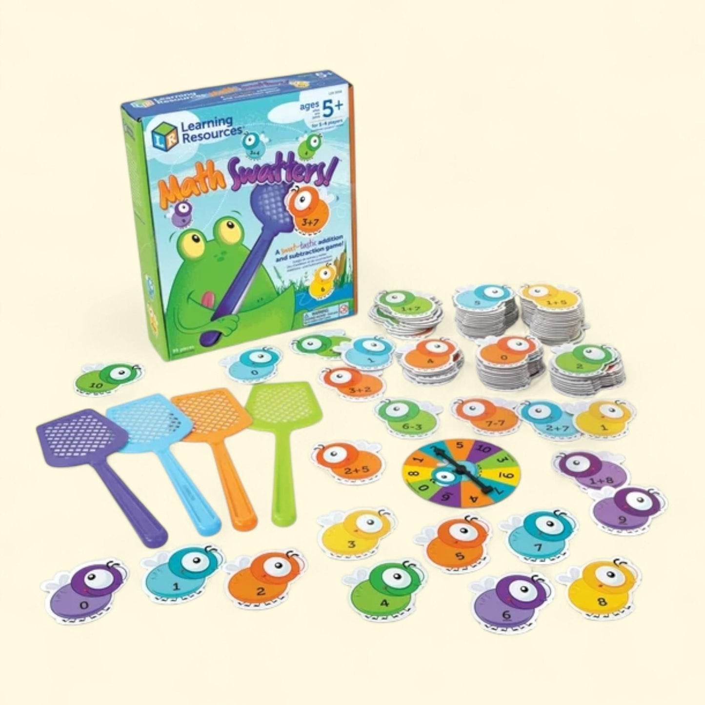 Learning Resources Mathswatters Addition & Subtraction Game, Flash Cards, Ages 5 and Up