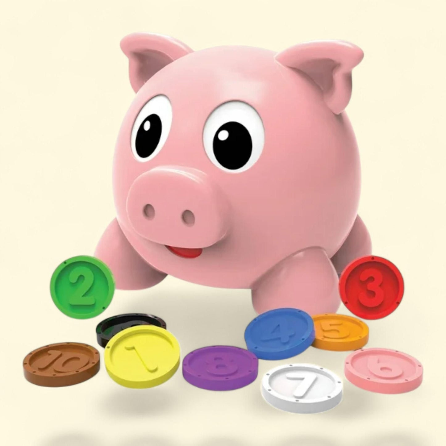 Learn with Me Numbers and Colors Pig E Bank, Standard