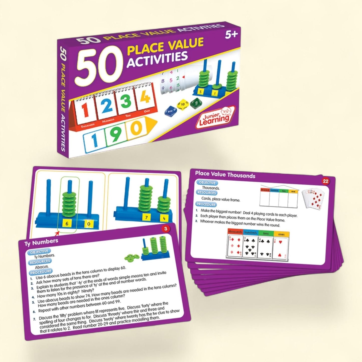 Junior Learning Place Value Activities, 50