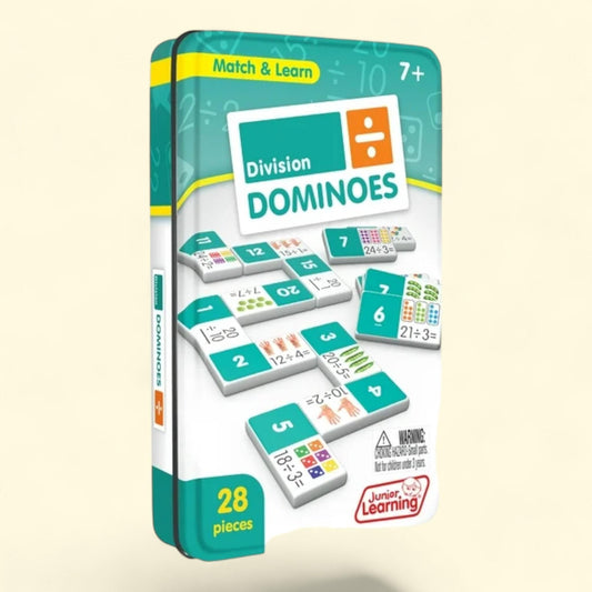 Junior Learning Division Dominoes, 28 Pieces