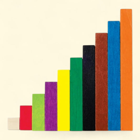 Learning Resources Cuisenaire Rods Introductory Set, 74 Pieces