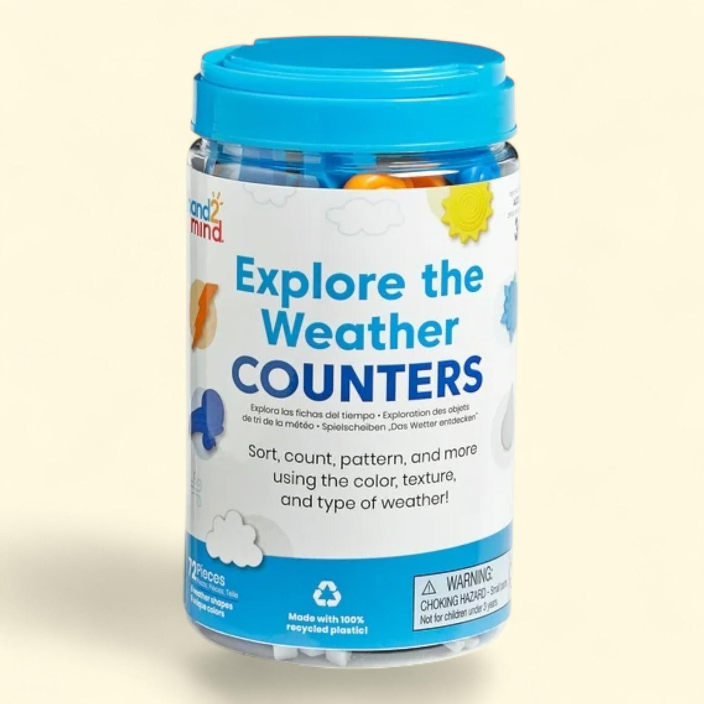 hand2mind Weather Counters, 136 pieces