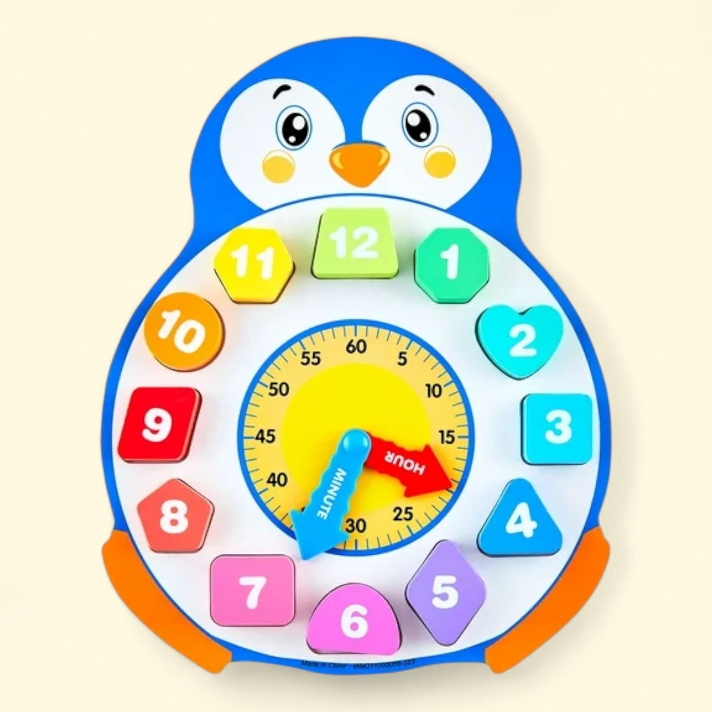 Spark Create Imagine Wooden Penguin Clock Puzzle, 13 Pieces, Baby a... — authentic US product shipped worldwide by Treatspree