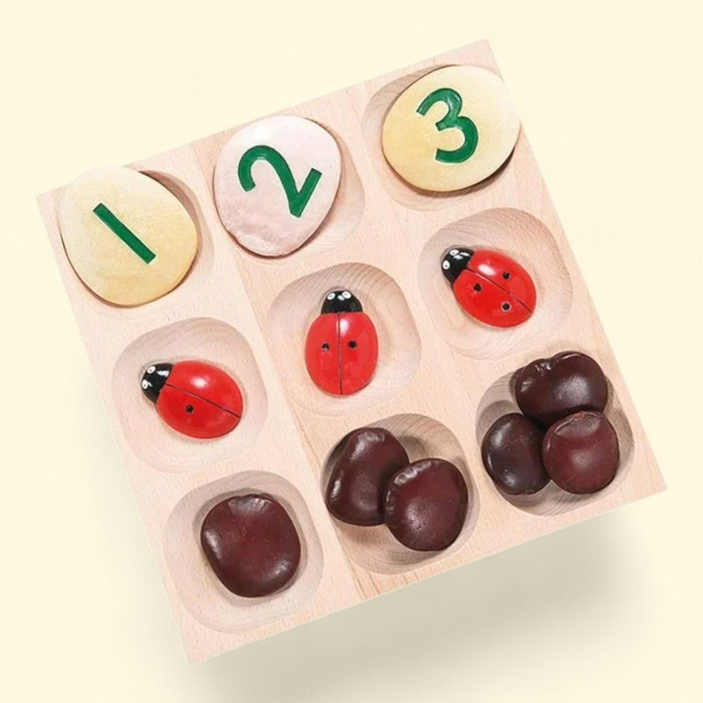 Yellow Door Sorting Tray, Natural, Size