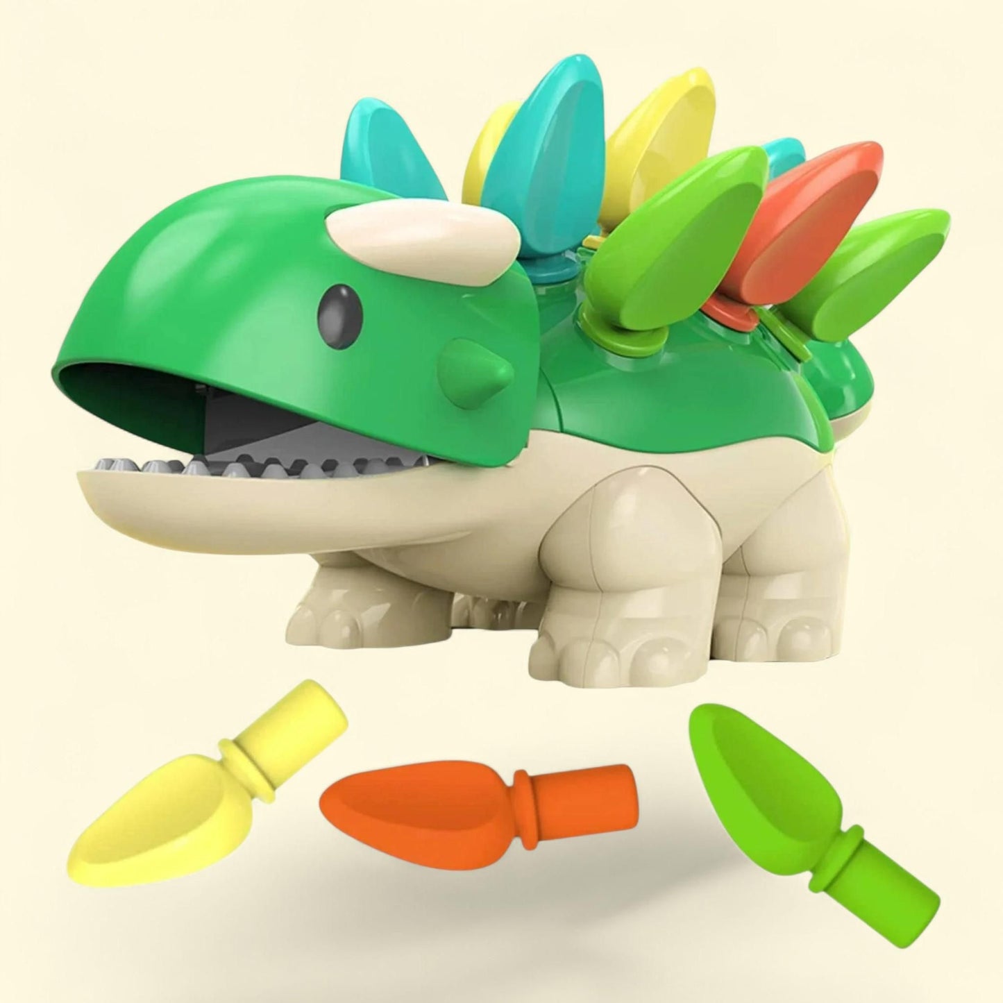 Spike Quills Ankylosaurus Baby Montessori Educational Motor Skills Toys, 18+ Months