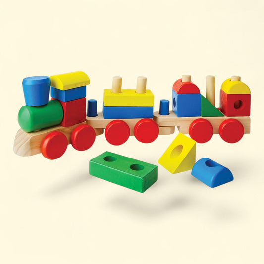 Melissa & Doug Stacking Train, Toddler, Ages 2-4