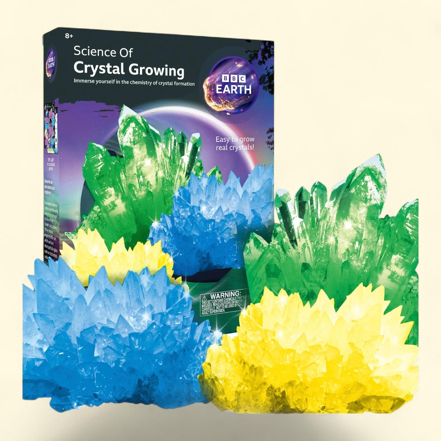BBC Earth Science Crystal Growing Kit, Teen, Ages 12+