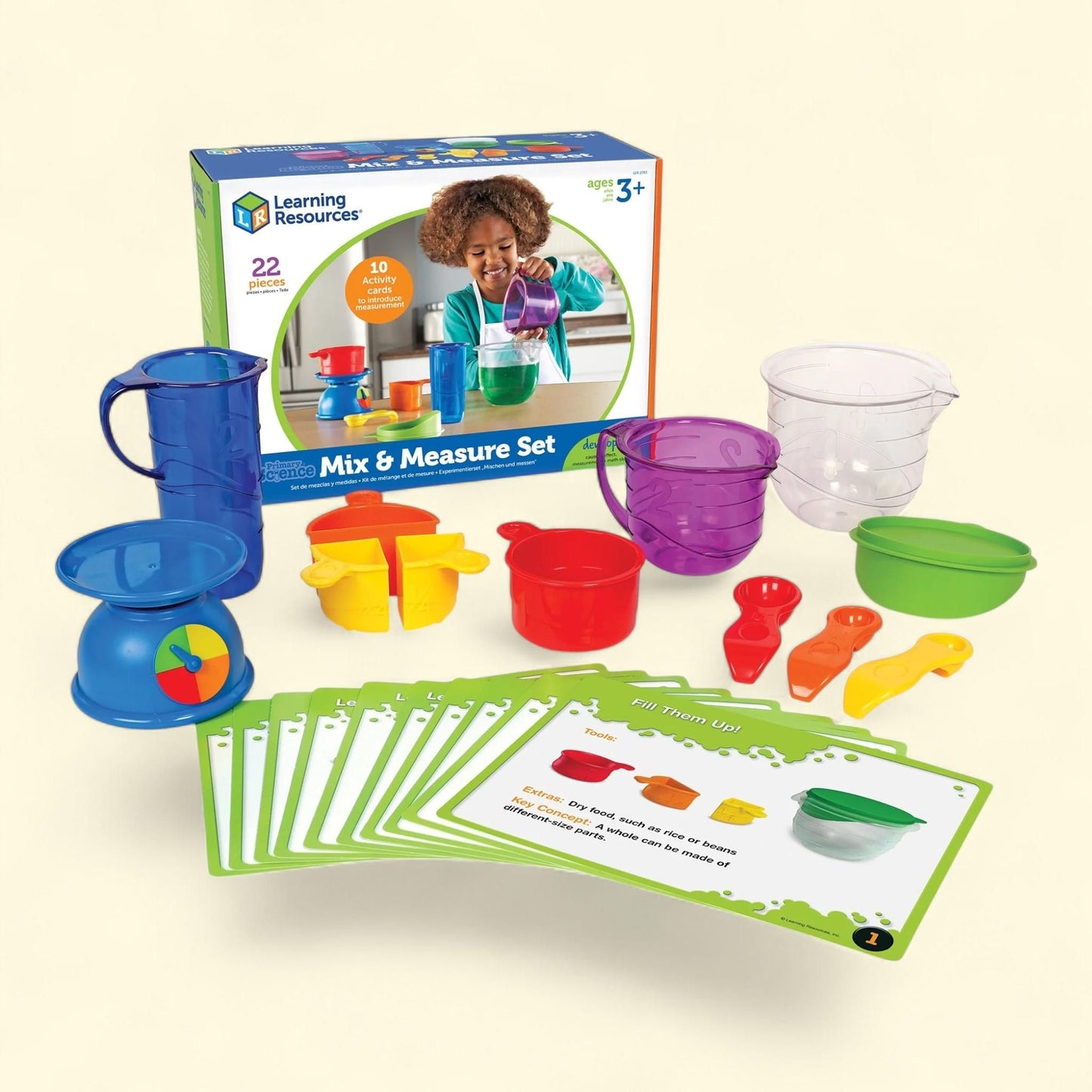 Learning Resources Mix and Measure Activity Set, 22 Pieces