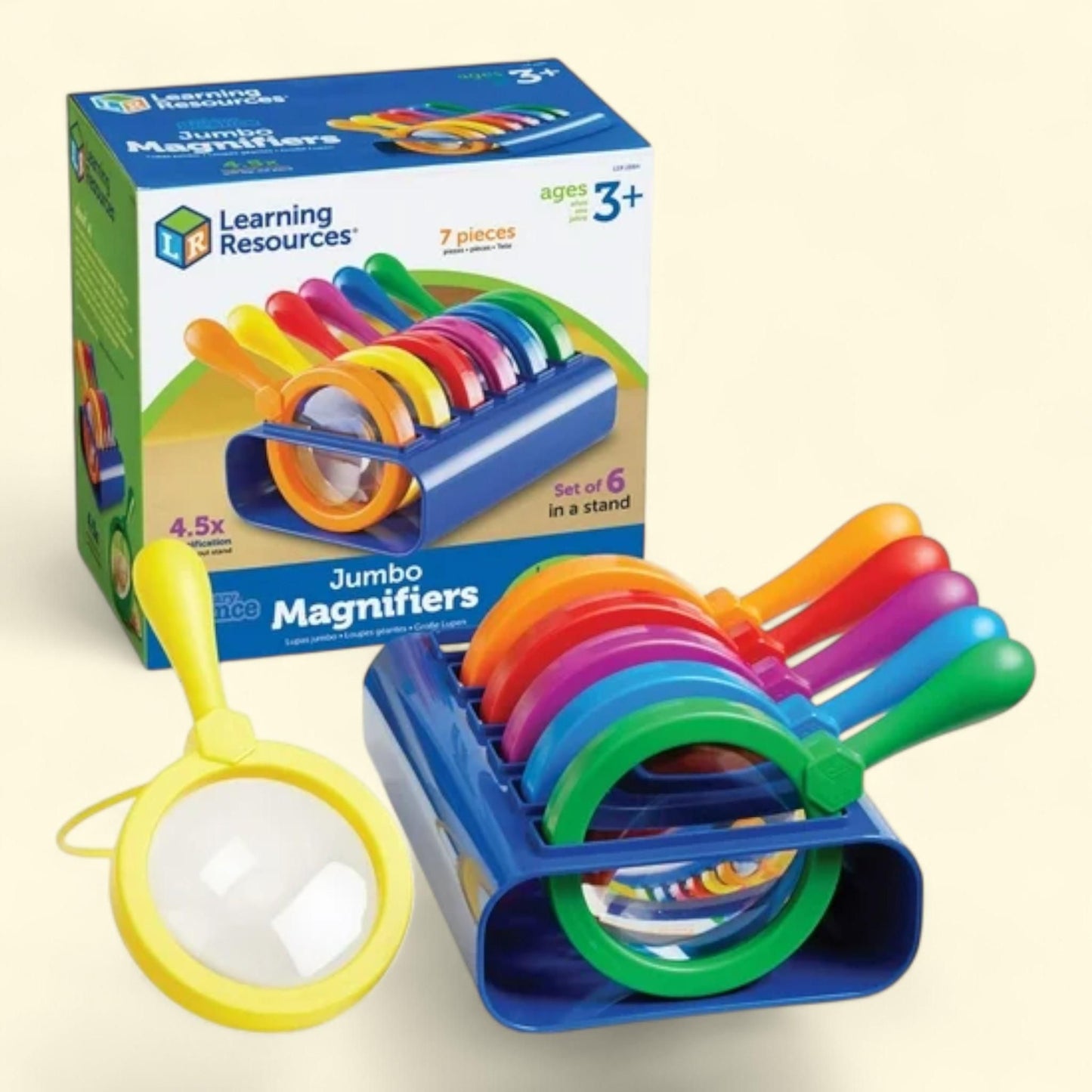 Learning Resources Jumbo Magnifiers, Ages 3 and up