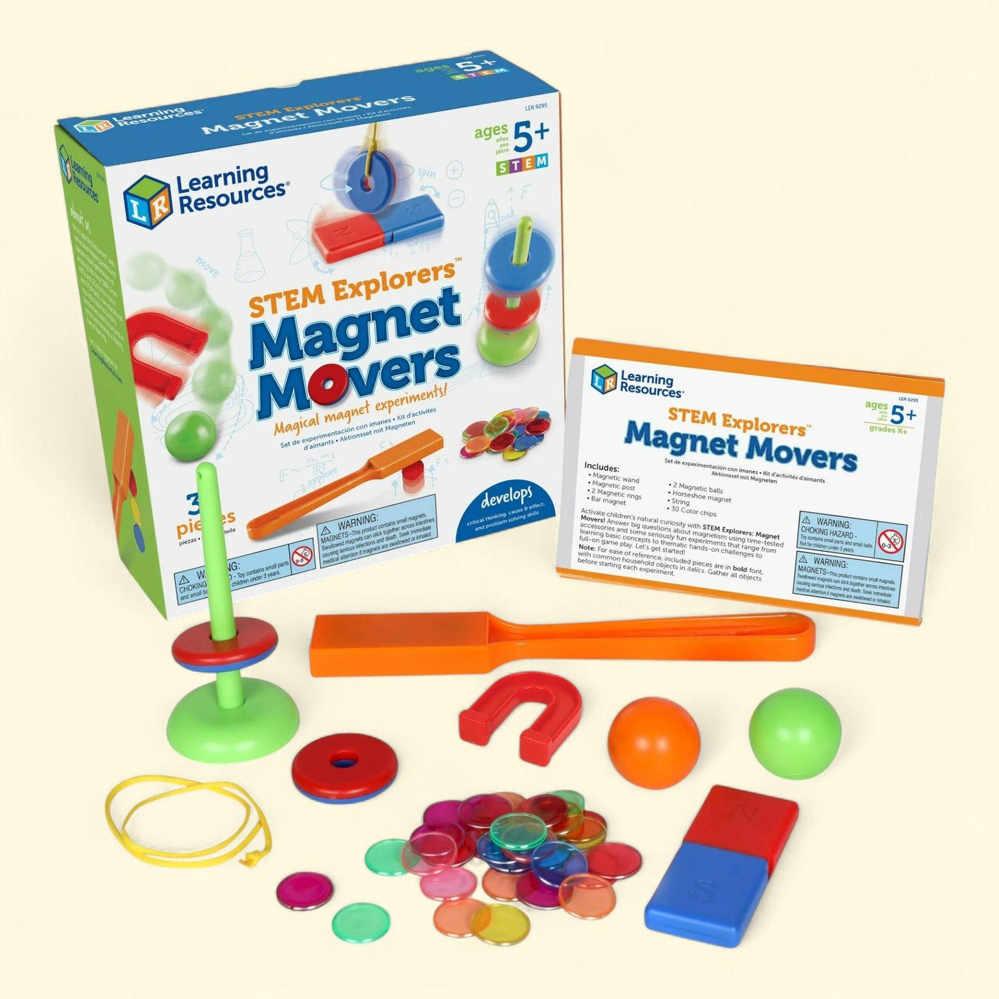 Learning Resources STEM Explorers Magnet Movers, Ages 5 and Up