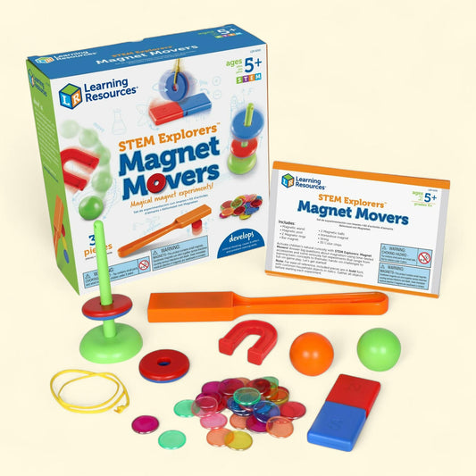 Learning Resources STEM Explorers Magnet Movers, Ages 5 and Up