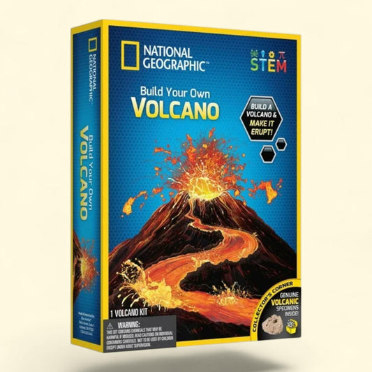 National Geographic Build Your Own Volcano Science Kit, Ages 8+