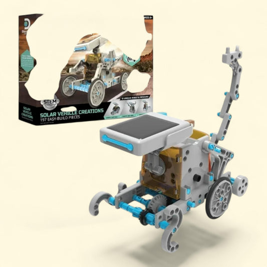 Discovery #MINDBLOWN Solar Robot Creation 190-Piece Kit, 12-in-1, Kids & Teens,  Ages 8+