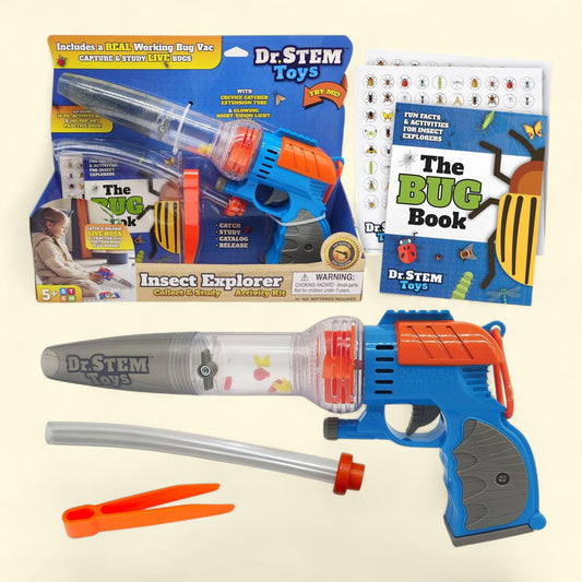 Dr. STEM Toys Insect Explorer Bug Vacuum Kit, 11.5"