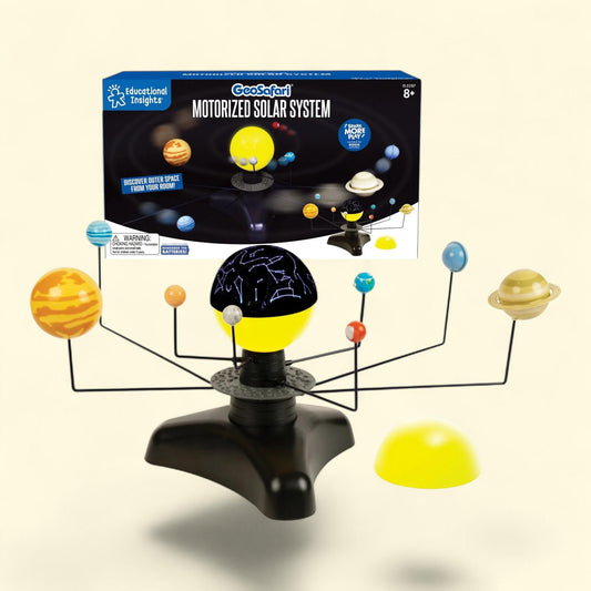 Educational Insights GeoSafari Motorized Solar System, Model Planets, Ages 8+