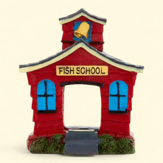 Aqua Culture Red Fish School Aquarium Ornament, 4.13 in