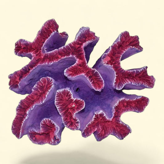 Komodo Coral Ornament, Aquarium Decor, Pink and Purple, 6.3 in
