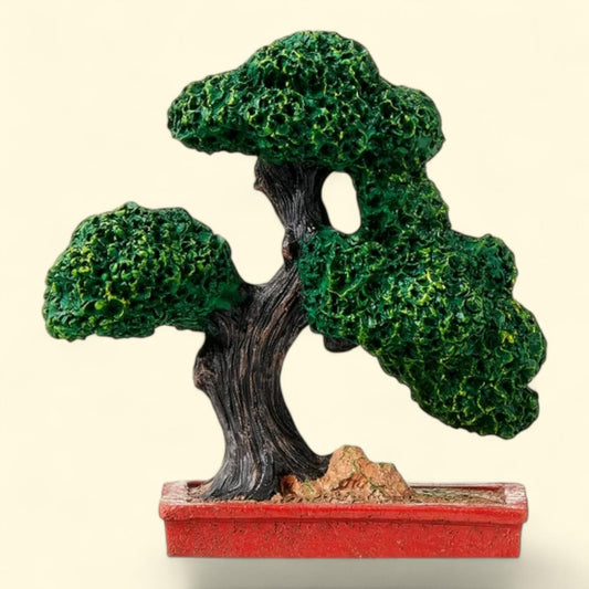 Vibrant Life Aquarium Decor, Bonsai Tree Ornament, 4.25" x 1.77" x 4.33"