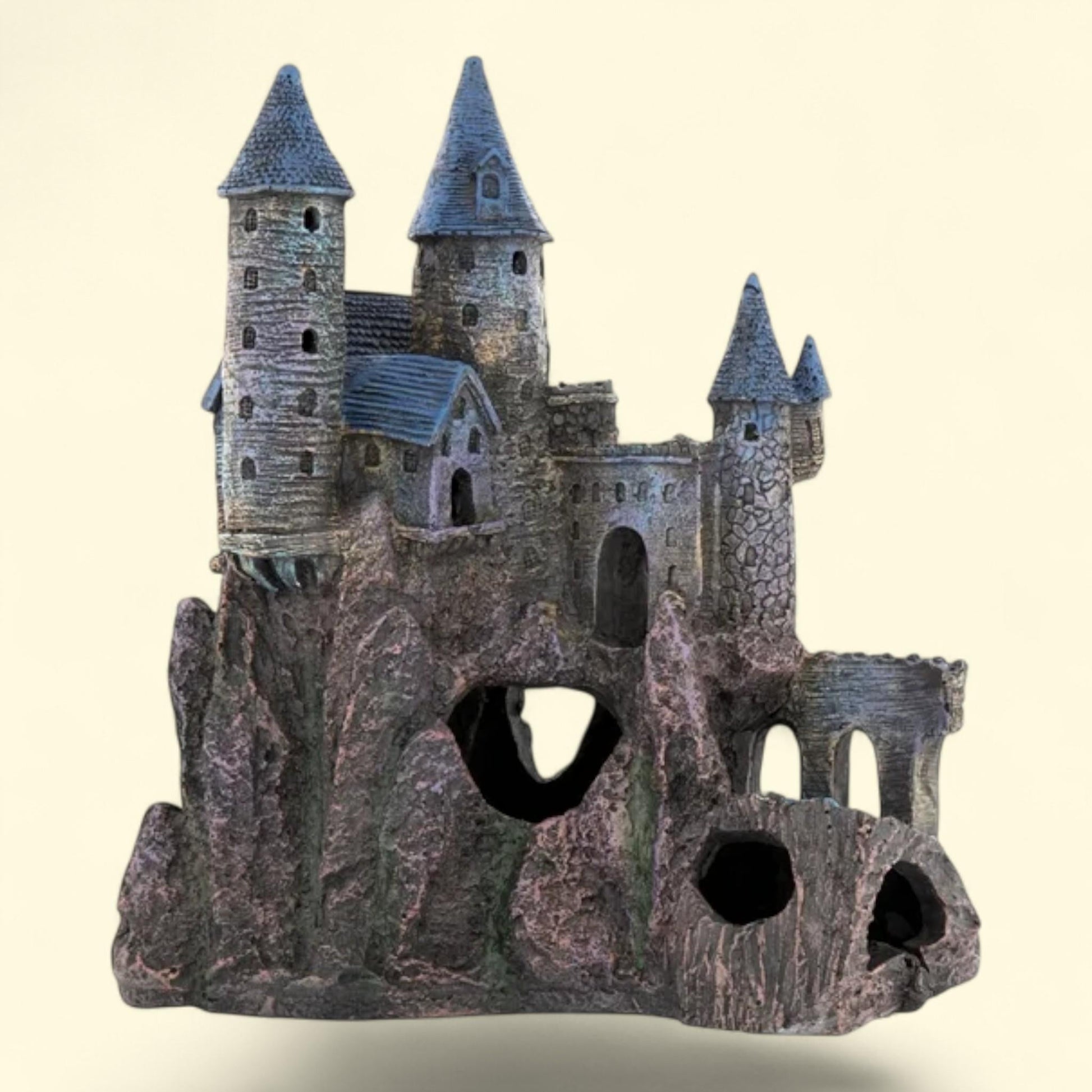 Penn-Plax Deco-Replicas Magical Blue Castle, Aquarium Resin Ornamen... — authentic US product shipped worldwide by Treatspree