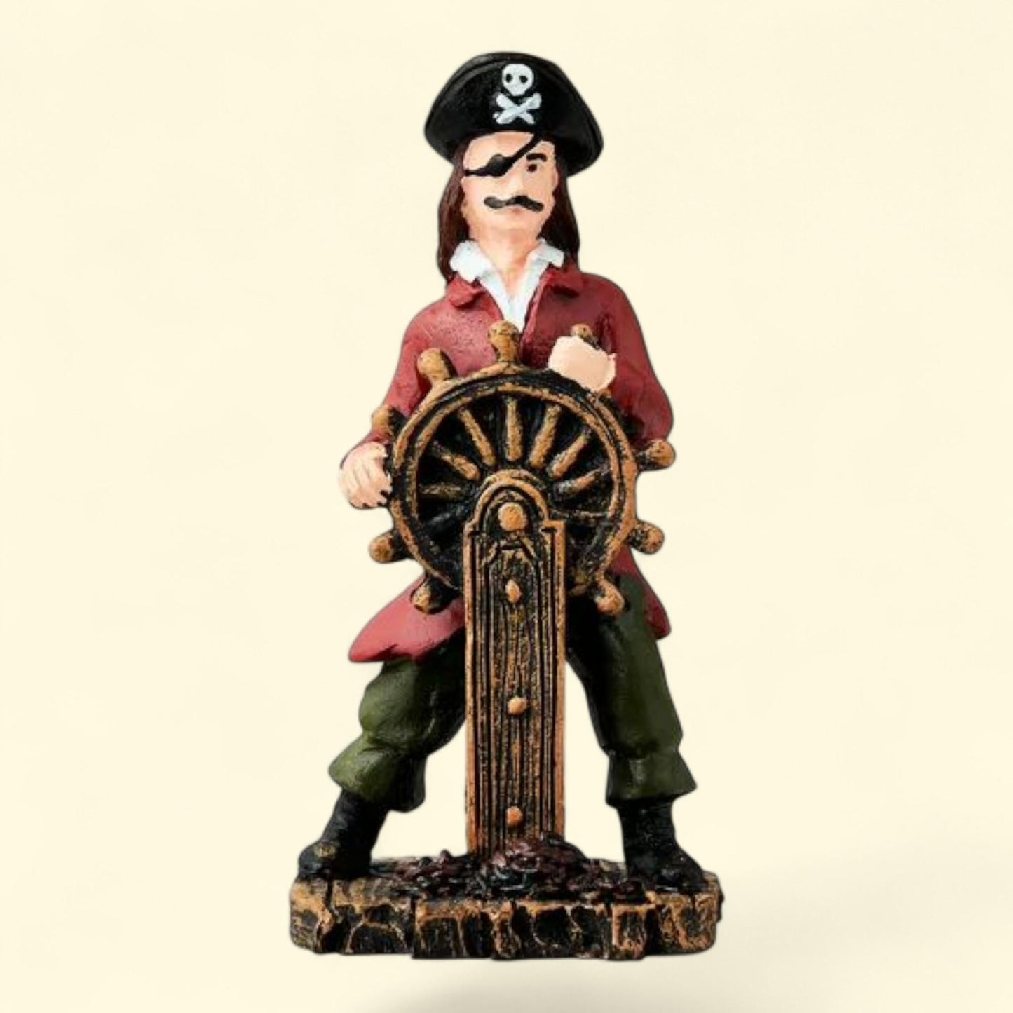 Vibrant Life Pirate Aquarium Decor, 2.16" x 2.12" x 4.25"