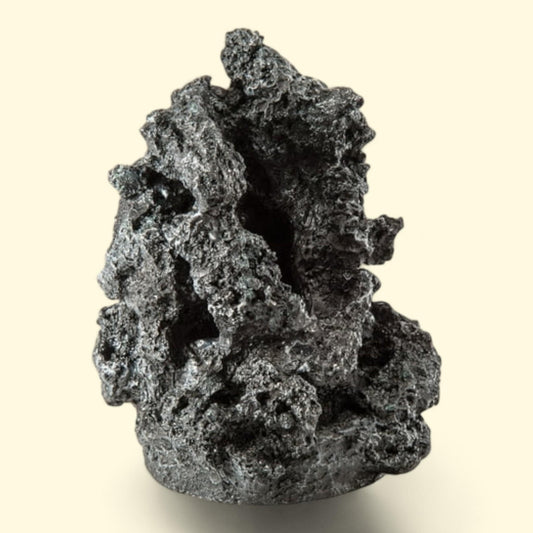 biOrb Mineral Stone Sculpture, Black, Aquarium Decor, 8.30 in