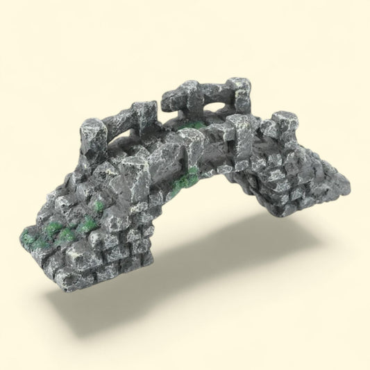 Unique Bargains : Décoration pour aquarium en forme de pont en arc, en résine, longueur 19 cm