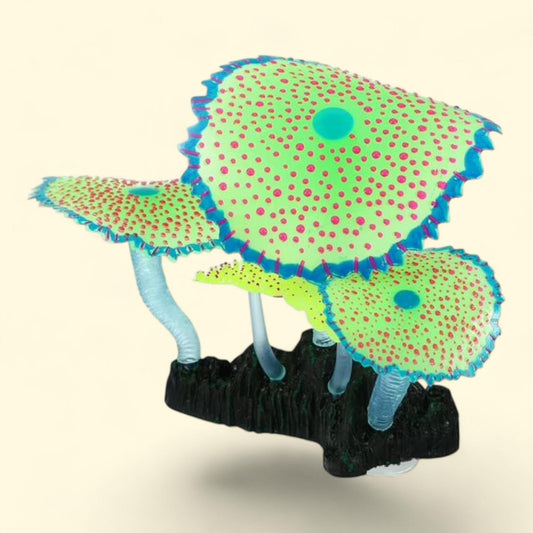 Offres exceptionnelles - Simulation d'aquarium - Corail artificiel vert - 11 cm de hauteur