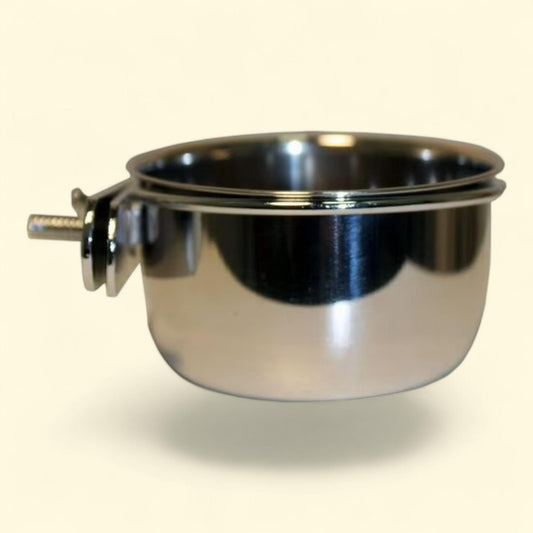 A&E Cage Stainless Steel Coop Cup, 5oz