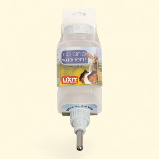 Lixit Top Fill No-Drip Water Bottles, 16oz