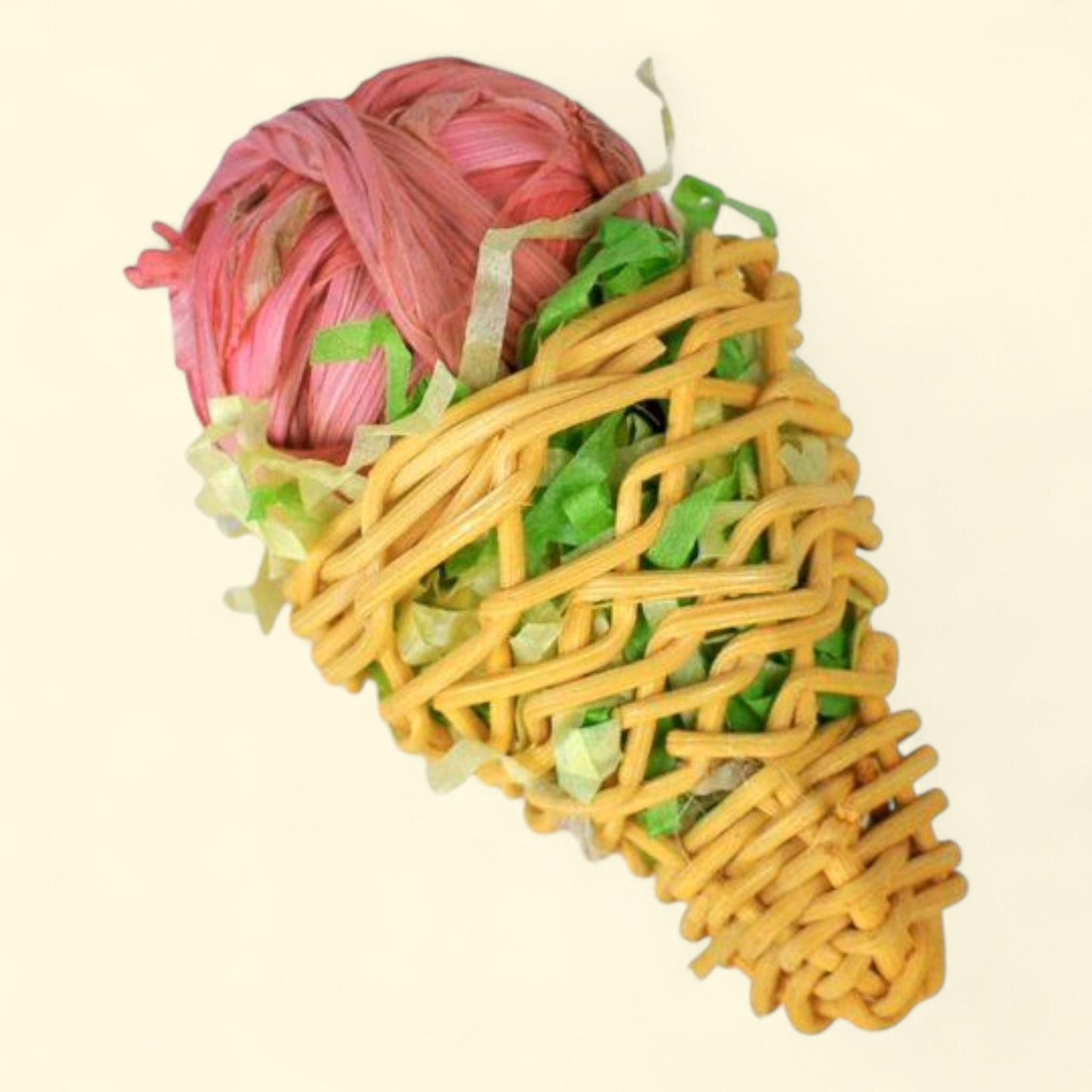 Prevue Pet Products Crunchy Cone Small Animal Chew Toy, Small