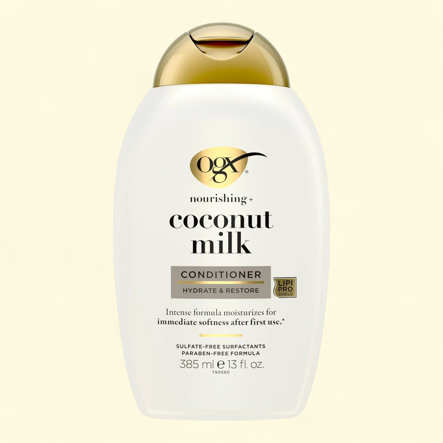Après-shampoing au lait de coco OGX, 385 ml