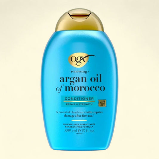 OGX Renewing : après-shampoing nourrissant quotidien à l'huile d'argan du Maroc, 385 ml