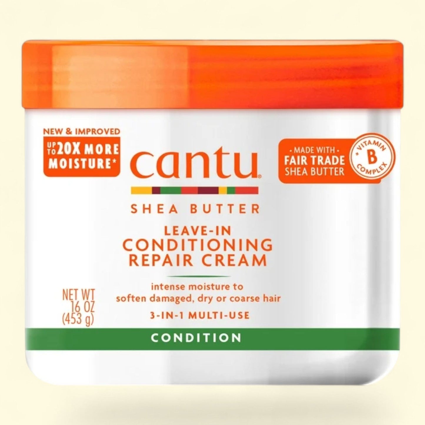 Cantu Shea Butter Leave-In Conditioning Repair Cream, 16 oz