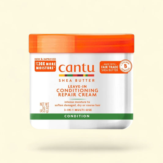 Cantu Shea Butter Leave-In Conditioning Repair Cream, 16 oz — authentic US product shipped worldwide by Treatspree