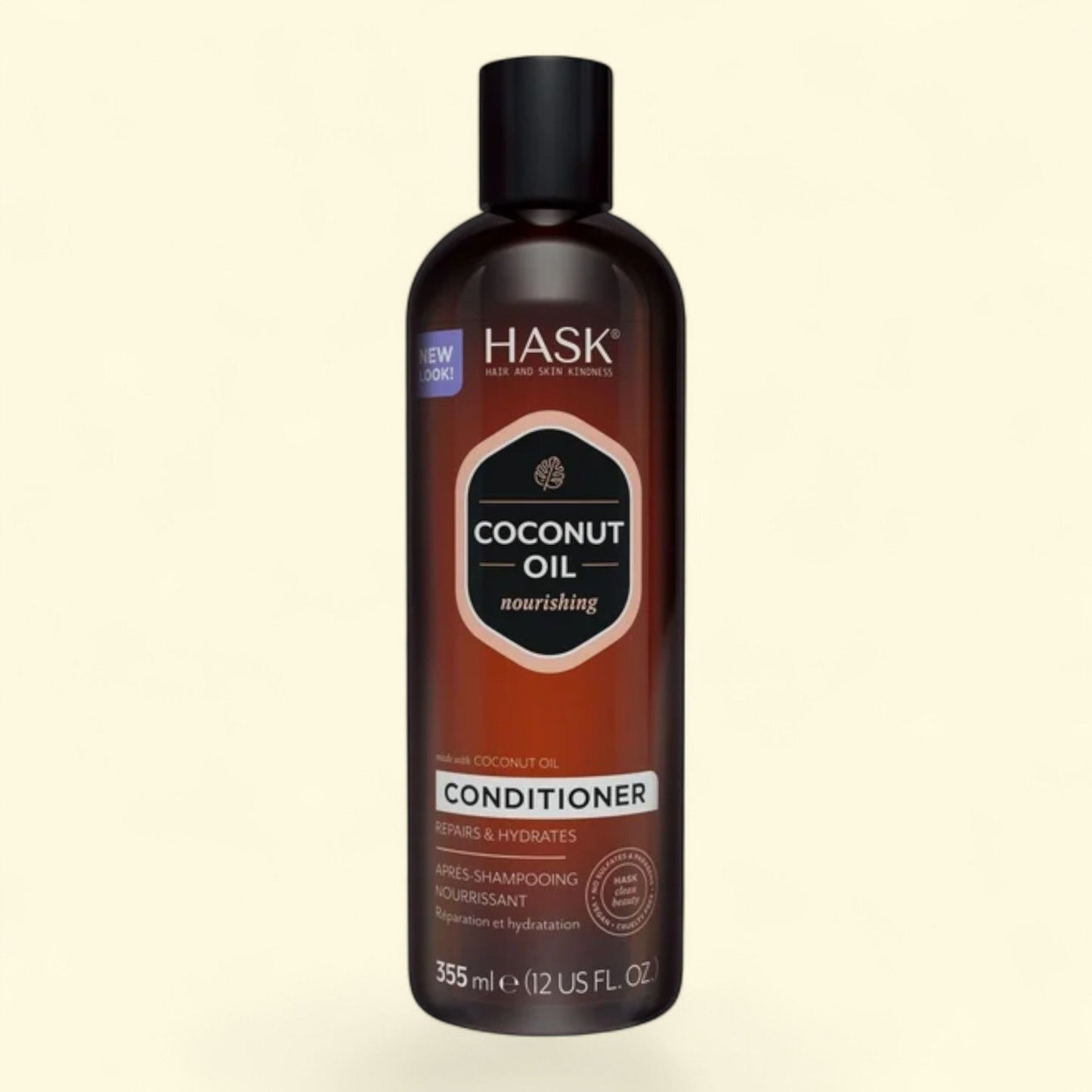 Hask Coconut Oil Nourishing Conditioner, 12 fl oz