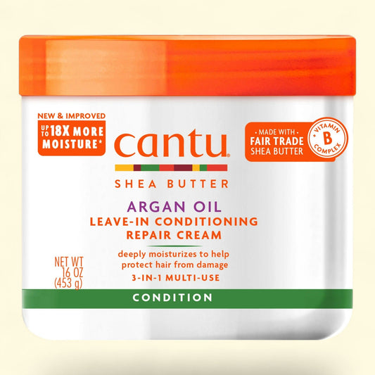 Cantu Argan Oil Leave-In Conditioning Repair Cream, 16 oz