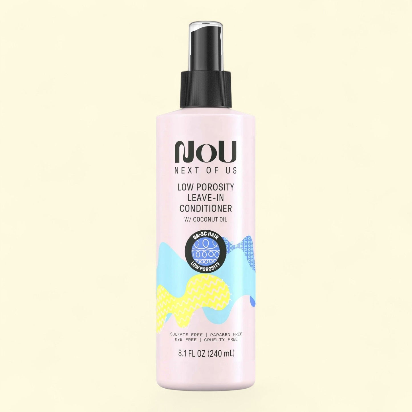 Après-shampooing sans rinçage NOU Low Porosity, 240 ml